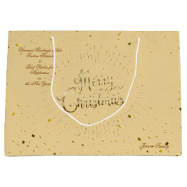 ウィンターホリデー抱き枕ウィッシュXMAX パーソナライズされた ラージペーパーバッグ