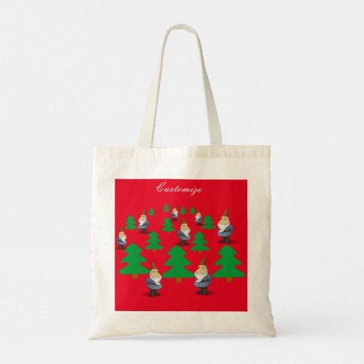 ウィンターホリデー格言クリスマスツリーズサンダー_コーブ トートバッグ (裏面)