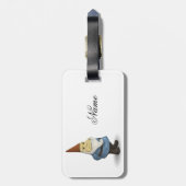 ウィンターホリデー格言サンダーコーブ ラゲッジタグ (裏面縦)