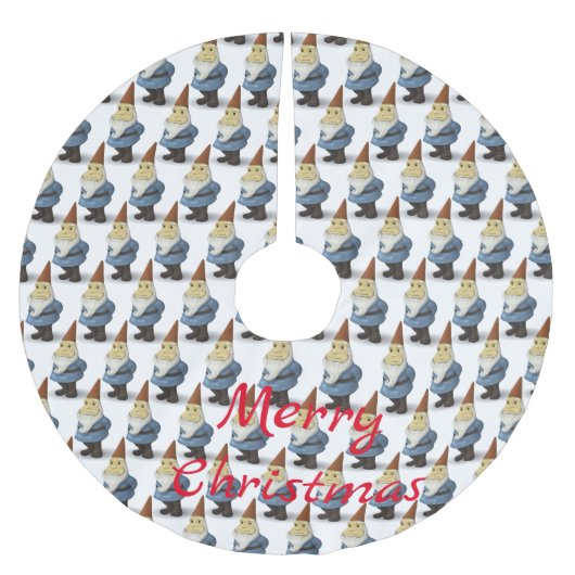 ウィンターホリデー格言サンダー_コーブ ブラッシュドポリエステルツリースカート (正面)