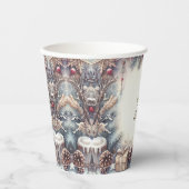 ウィンターホリデー紙カップ 紙コップ (正面)