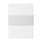 ウィンターホリデー結婚ズホリーつる植物グレーマッチング 招待状ベリーバンド (裏面例)