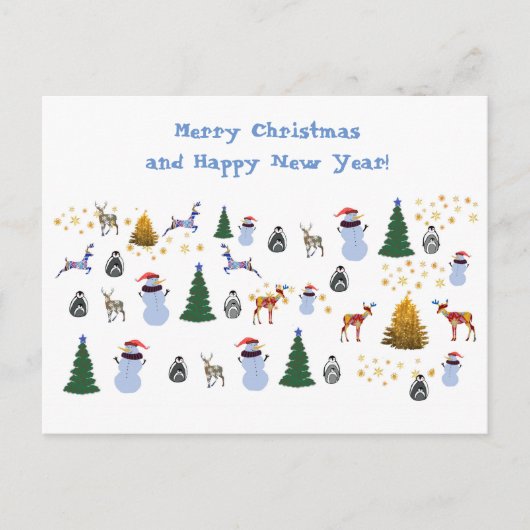 ウィンターホリデー葉書 シーズンポストカード (正面)