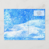 ウィンターホリデー葉書 シーズンポストカード (裏面)