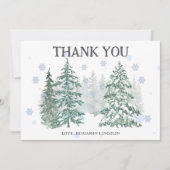 ウィンターホリデー サンキューカード (正面)