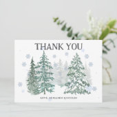 ウィンターホリデー サンキューカード (スタンド正面)