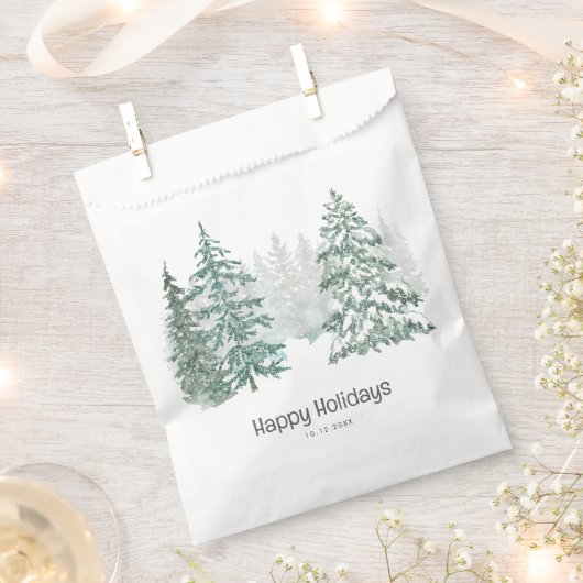 ウィンターホリデー フェイバーバッグ (クリップ留めされた状態)