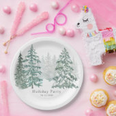 ウィンターホリデー ペーパープレート (パーティー)