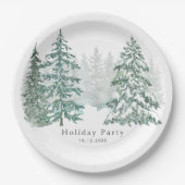 ウィンターホリデー ペーパープレート (正面)