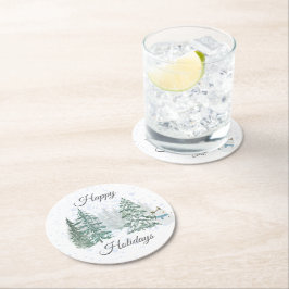 ウィンターホリデー ラウンドペーパーコースター
