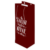 ウィンターホリデー ワインギフトバッグ (裏面アングル)
