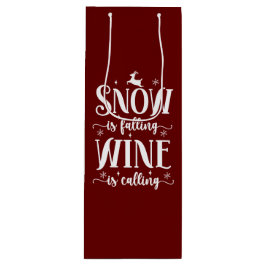ウィンターホリデー ワインギフトバッグ