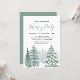 ウィンターホリデー 招待状