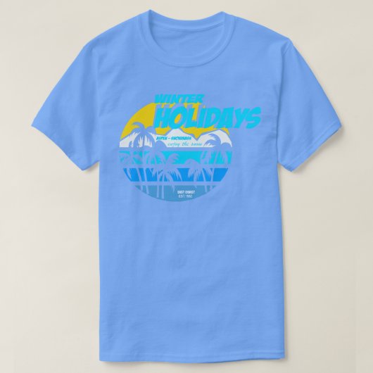 ウィンターホリデー《植物》アスペンスノーマス Tシャツ (デザイン正面)