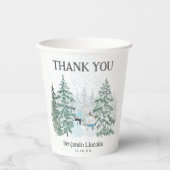 ウィンターホリデー 紙コップ (正面)