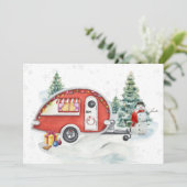 ウィンターホリデーRVキャンパーキャンピングスノー シーズンカード (スタンド正面)