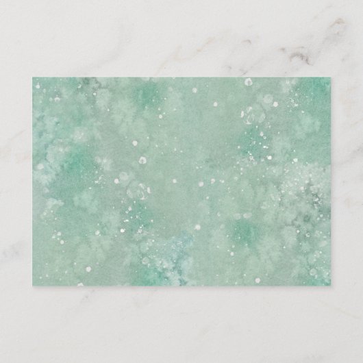 ウィンターホリーアドバイスfor the Bride アドバイスカード (裏面)