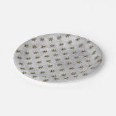 ウィンターホリーパターン紙プレート ペーパープレート (アングル)