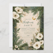 ウィンターホワイトアネモンクリスマスパーティー 招待状 (正面)