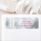 ウィンターホワイトツ素朴リーズホリデー住所 シール (インサイチュ)