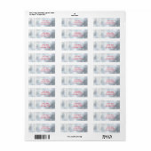 ウィンターホワイトツ素朴リーズホリデー住所 シール (フルシート)