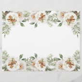 ウィンターホワイトフローラクリスマスチップバッグラッパー チラシ (裏面)