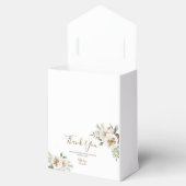 ウィンターホワイトフローラブライダルシャワーお願いボックス フェイバーボックス (オープン)