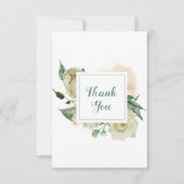 ウィンターホワイトフローラ サンキューカード (正面)