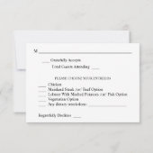 ウィンターホワイトフローラ&パインと食事RSVP 出欠カード (裏面)