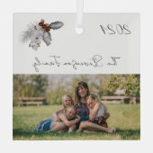 ウィンターホワイト2024フォトホリデー ガラスオーナメント (裏面)