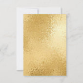 ウィンターホワイト&金ゴールドトラック結婚フローラ 出欠カード (裏面)