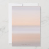 ウィンターホースインスノー婚約パーティ招待状 招待状 (裏面)