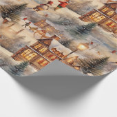 ウィンターホームスノーヴィレッジ ラッピングペーパー (角)