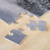 ウィンターホームホリデークリスマスレトロヴィンテージカスタム ジグソーパズル (側面)