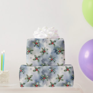 ウィンターホーリークリスマス ラッピングペーパー
