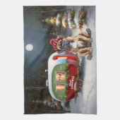 ウィンターボクサーキャラバンクリスマスアドベンチャー キッチンタオル (縦)