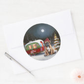 ウィンターボクサーキャラバンクリスマスアドベンチャー ラウンドシール (封筒)