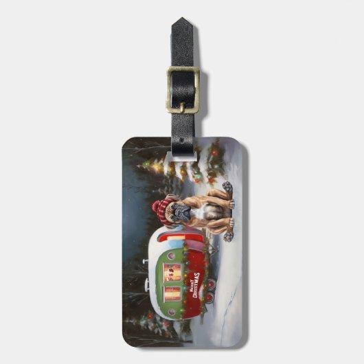 ウィンターボクサーキャラバンクリスマスアドベンチャー ラゲッジタグ (正面縦)