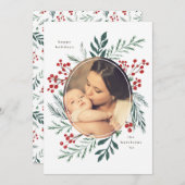 ウィンターボタニカルエレガントホリデーフォト (正面/裏面)