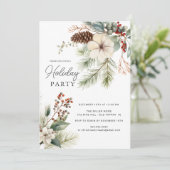 ウィンターボタニカルパインブランチホリデーパーティー 招待状 (スタンド正面)