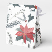 ウィンターボタニカルパインベリーリースホリデーパーティー フェイバーボックス (裏面サイド)