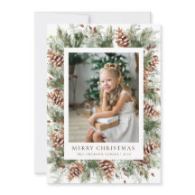 ウィンターボタニカルホリデーカード