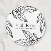 ウィンターボタニカルラブアンドネームホリデイ フェイバータグ (裏面)