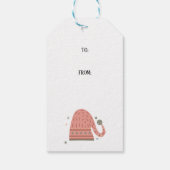 ウィンターボホクリスマス魔法クリスマス ギフトタグ (裏面)