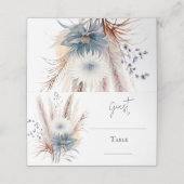 ウィンターボホフローラ結婚ズ | ヘビーホワイト プレイスカード (外部開封)