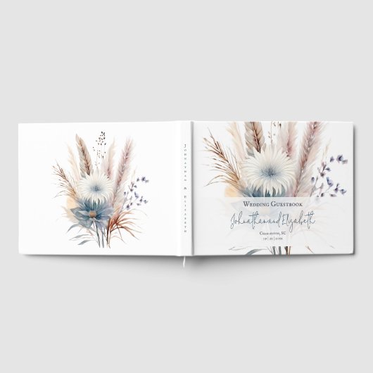 ウィンターボホフローラ結婚ズ | ホワイトゲストブック ゲストブック (全面)