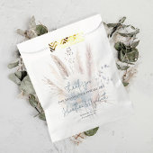 ウィンターボホフローラ | ホワイト結婚式の引き出物バッグ フェイバーバッグ