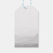 ウィンターボホーウッドランドベビーシャワーメッセージカード ギフトタグ (裏面)