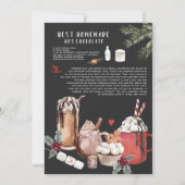 ウィンターボンファイア誕生日 |ホットチョコレートとS'mores (裏面)