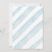 ウィンターボーイ赤ちゃんシャワー招待状鼠吟 招待状 (裏面)